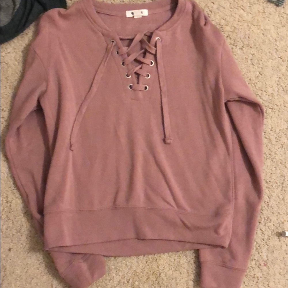Garage Lace up sweater